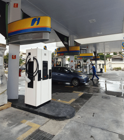 Carregador WEG WEMOB Station de recarga rápida DC instalado pela TMA Engenharia